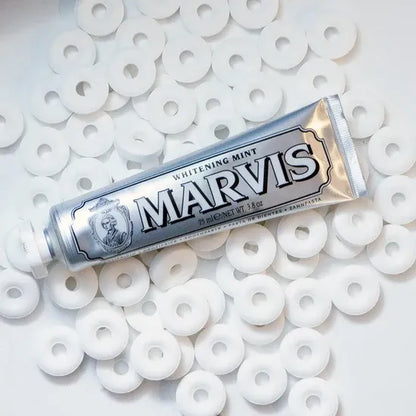 Marvis Whitening Mint Freshen Breath and Remove Smoke Stains Toothpaste