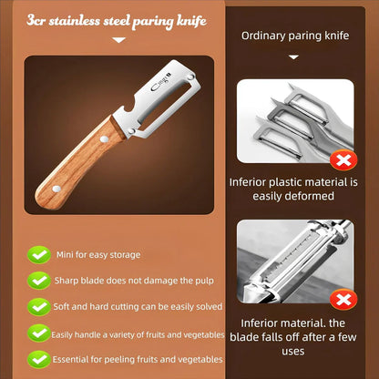 Luxstruu™ 2-in-1 Premium Stainless Steel Vegetable Peeler Pro