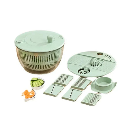 Multifunctional Vegetable Salad Dehydrator and Cutter